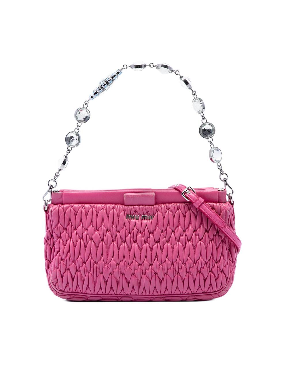 Miu Matelasse Nappa Frame #349059M79B